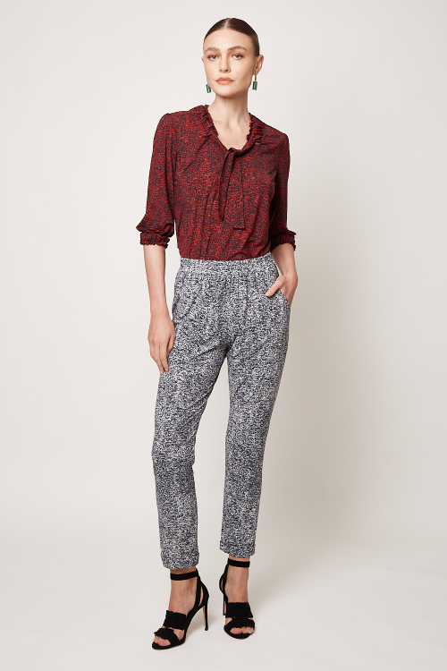 calça jersey textura