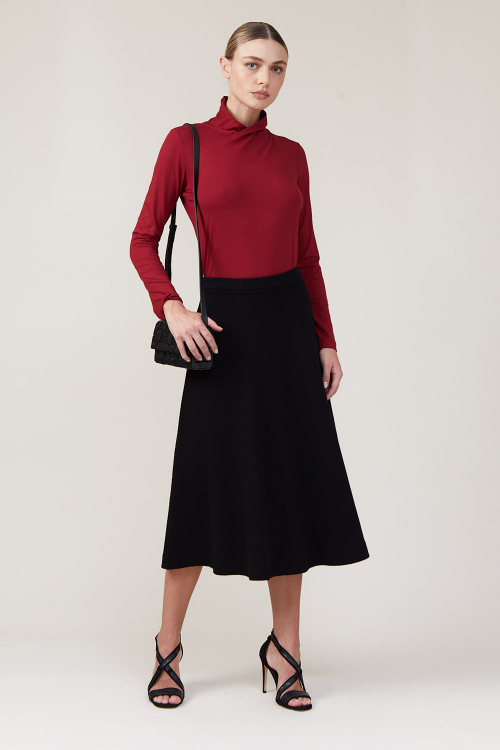 blusa viscose gola traspassada