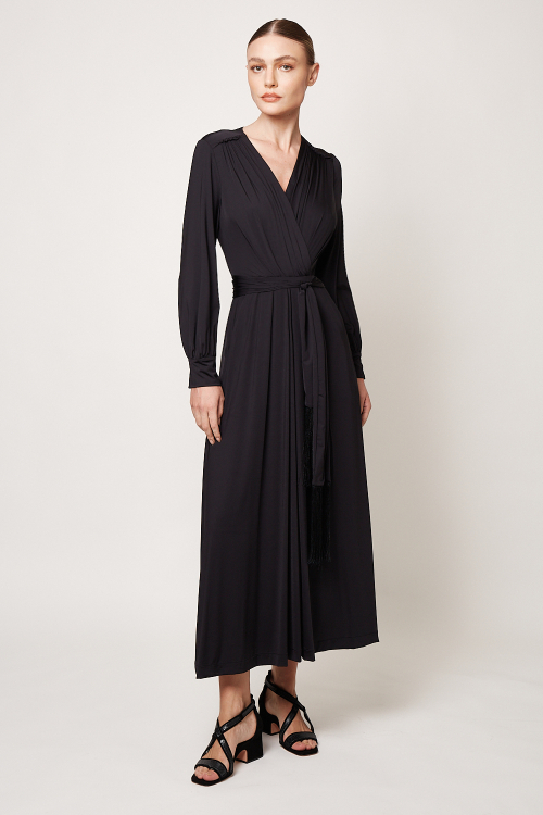vestido new jersey cachecouer longo