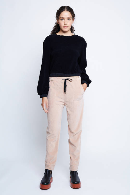 blusa pelinhos  manga longa
