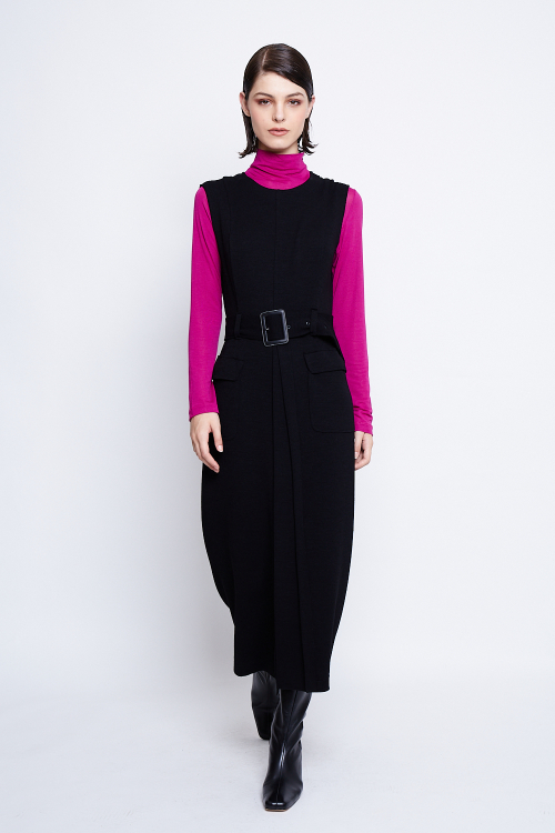 blusa malha tricô gola alta