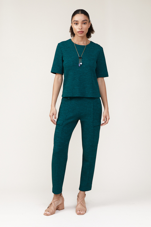 calça bouclê mescla bolsos