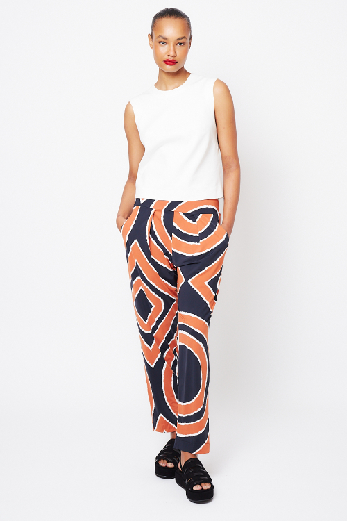 blusa duplo leve decote V costas