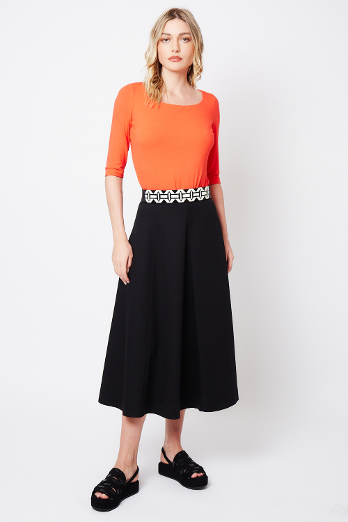 blusa viscose decote quadrado