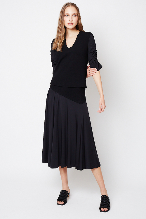 blusa new jersey com bouclê mangas