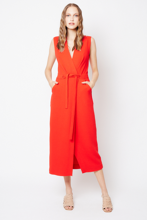 vestido bouclê cachecouer cinto