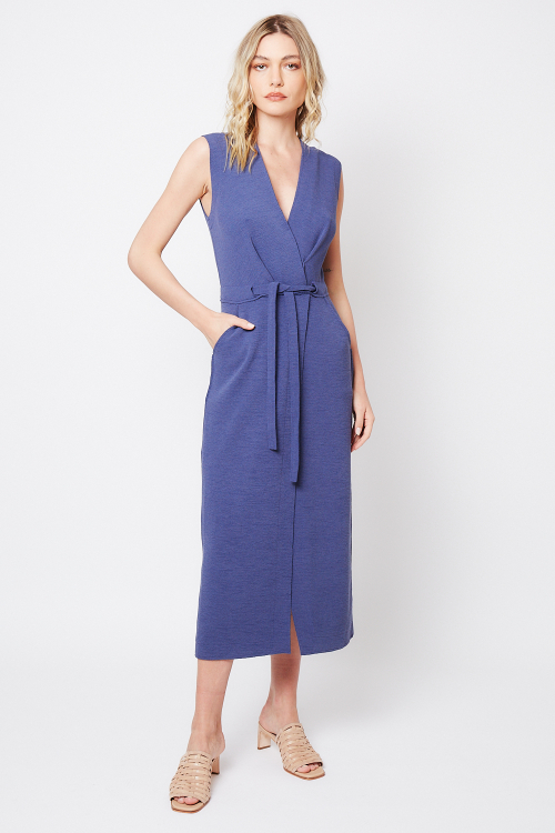 vestido bouclê cachecouer cinto