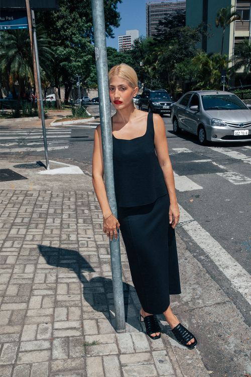 blusa duplo leve regata