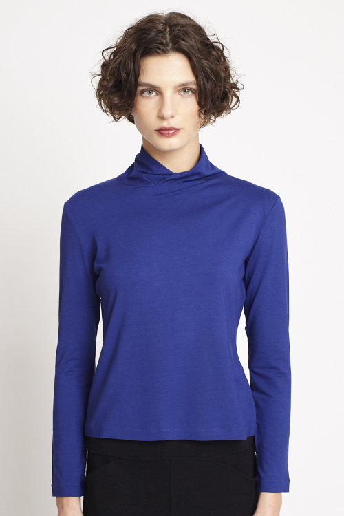 blusa viscose gola traspassada