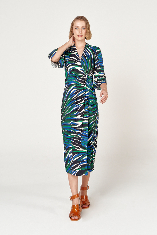vestido viscose plana leve estampa maré cachecouer