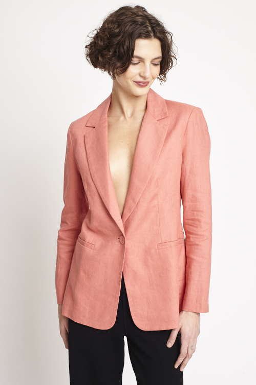blazer linho encorpado