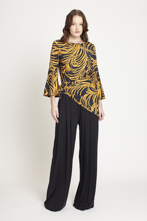 blusa jersey plumas