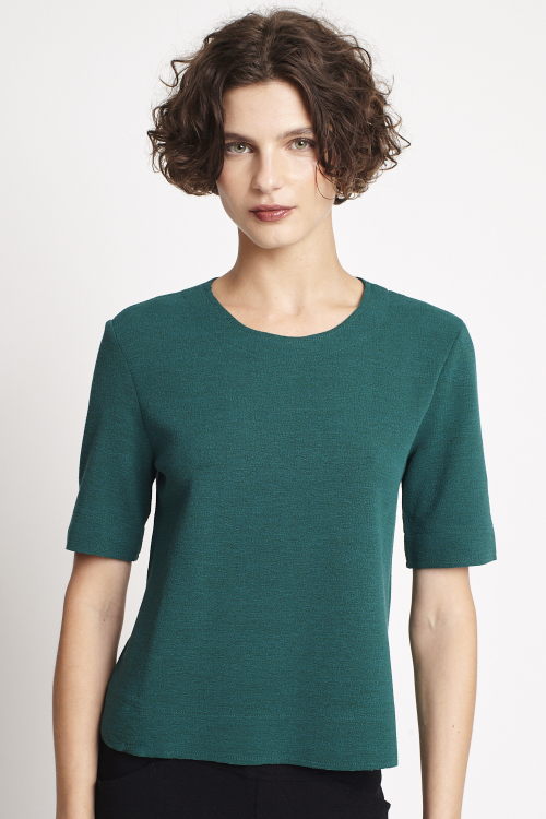 blusa bouclê