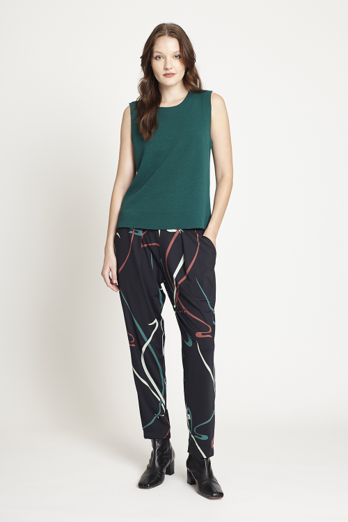 calça jersey fitas
