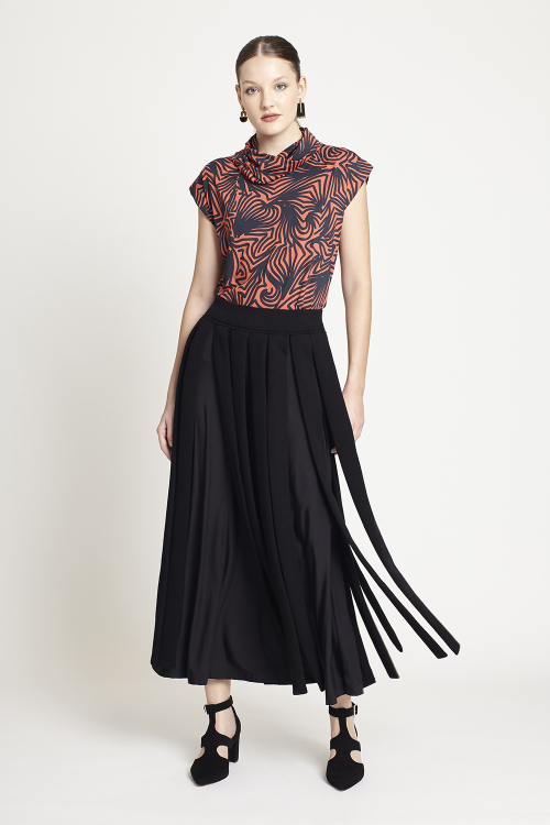 blusa jersey art deco