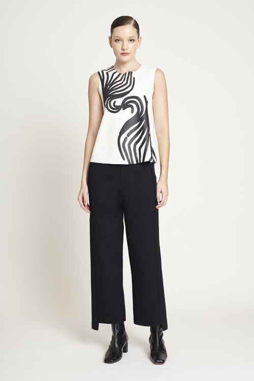 blusa duplo leve silk art deco