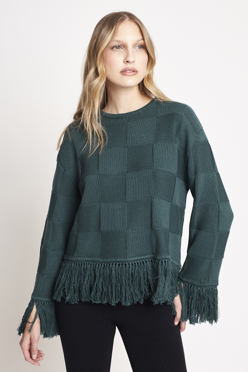 blusa tricô