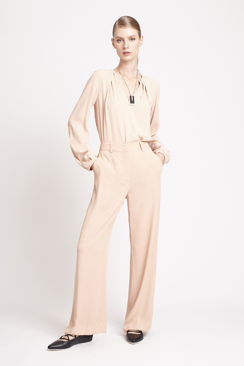 calça crepe reta