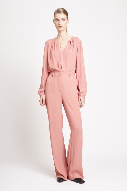 calça crepe reta