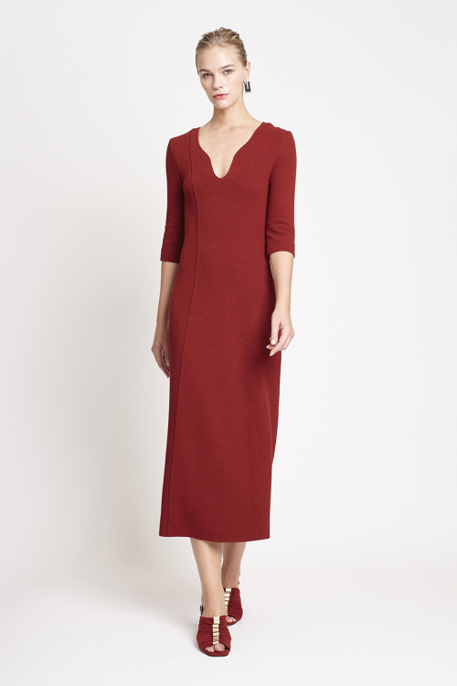 vestido bouclê