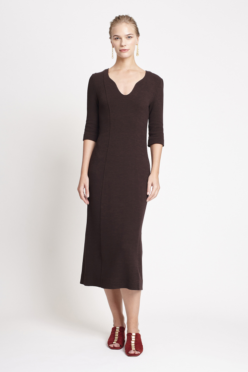 vestido bouclê