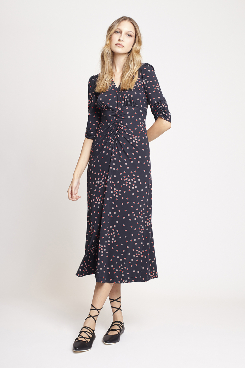 vestido jersey estampa sol