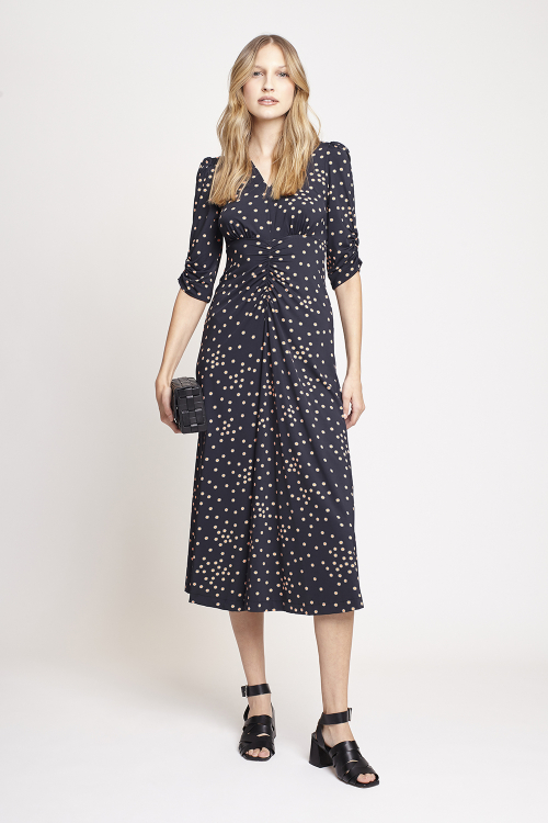 vestido jersey estampa sol