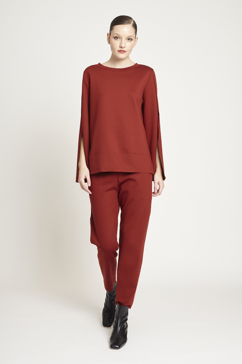blusa malha dupla
