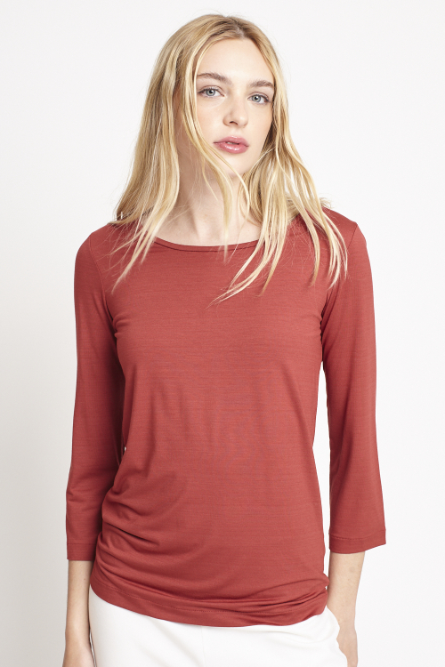 blusa malha modal com lycra