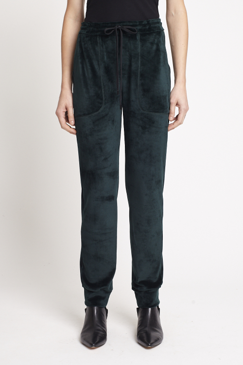 calça malha veludo