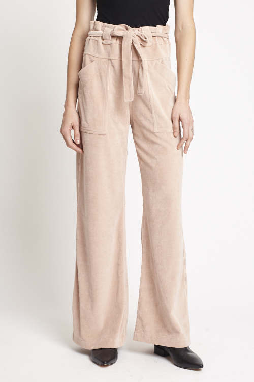 calça plush pantalona