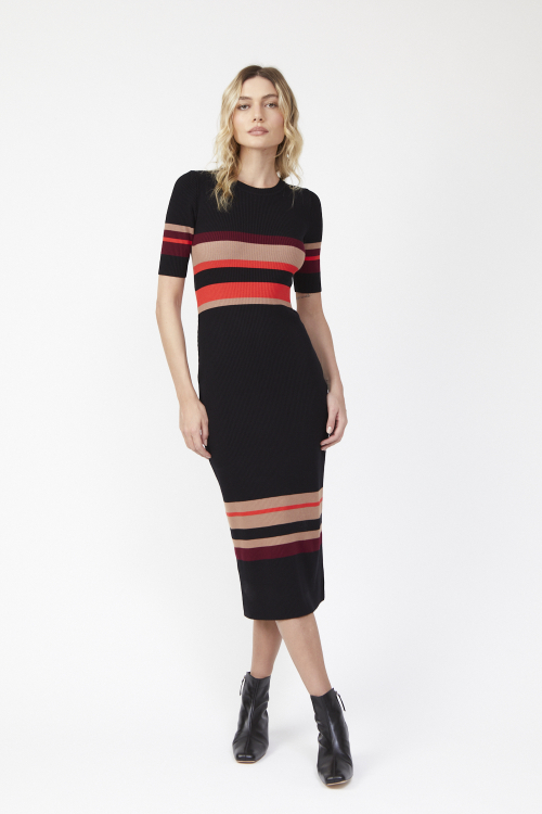 vestido de tricô
