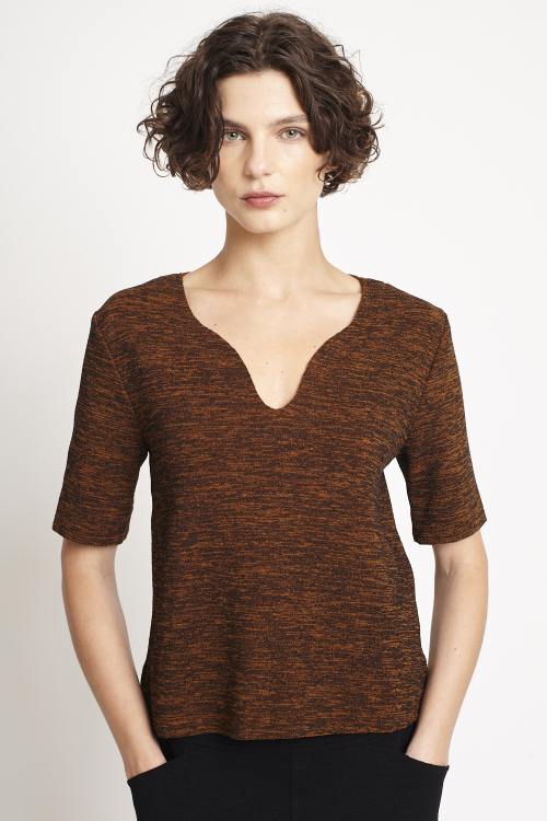 blusa bouclê