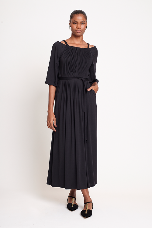vestido new jersey midi