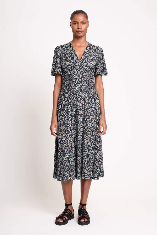 vestido jersey fogo