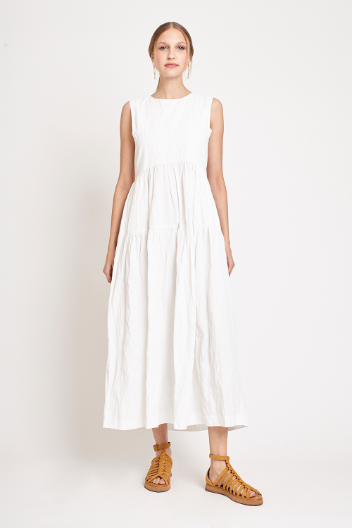 vestido viscose metal