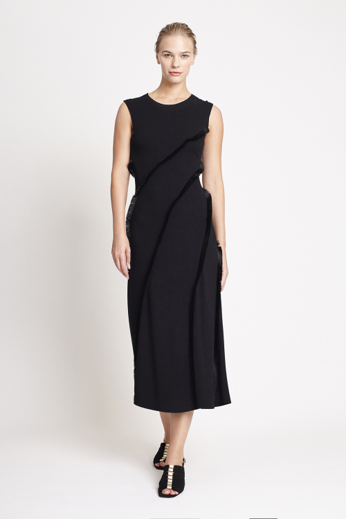 vestido bouclê