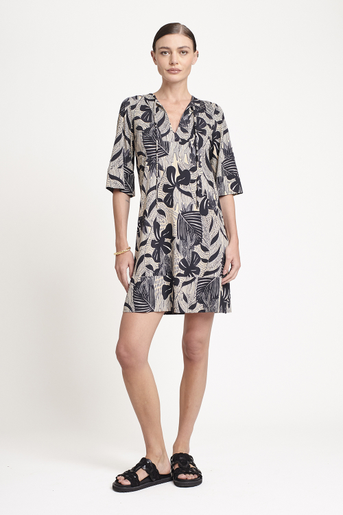 vestido jersey est cactus curto