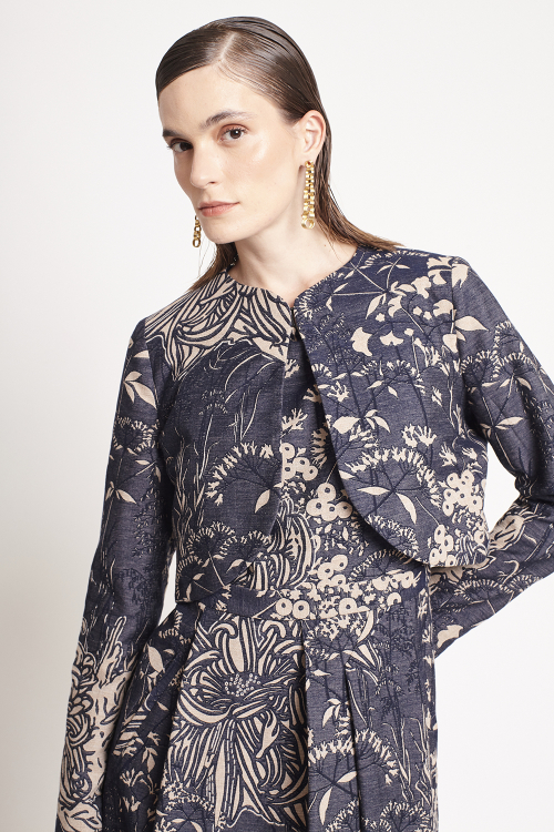 casaco jacquard biombo