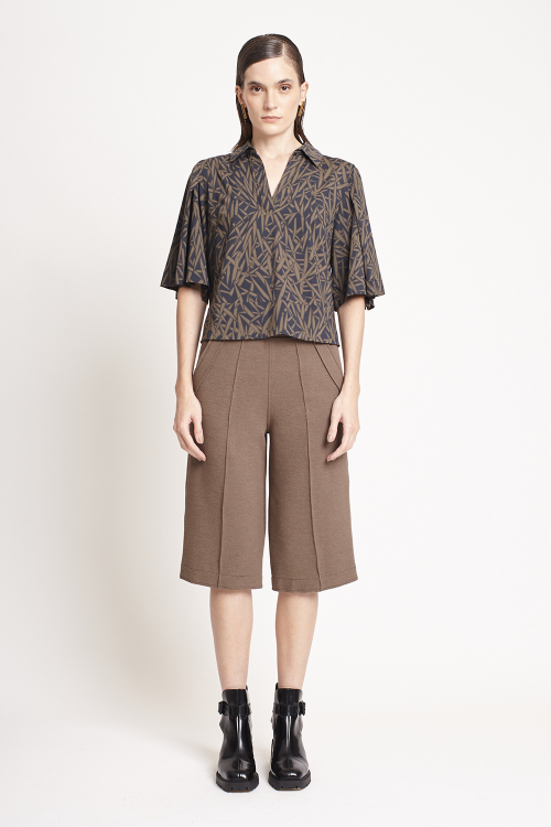 blusa jersey estampa bambuzal gola