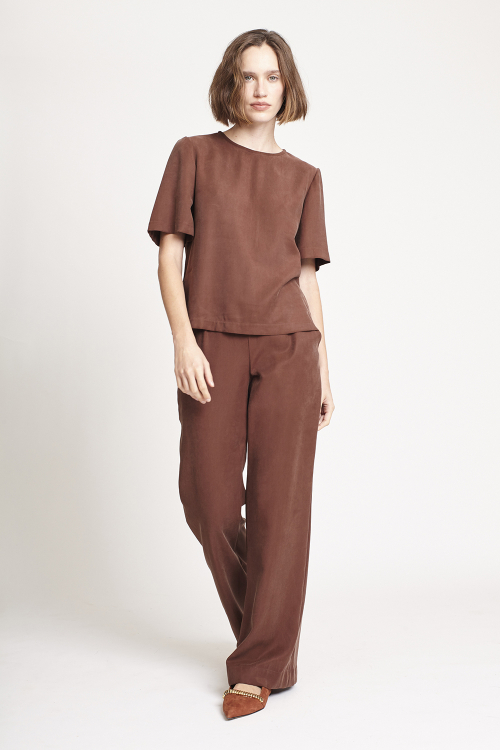 blusa viscose sarjada