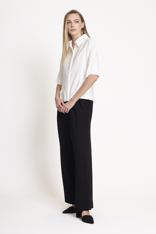 camisa viscose sarjada