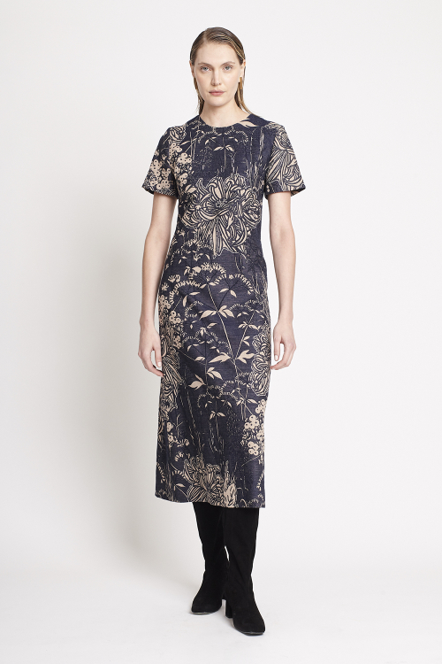 vestido jacquard biombo
