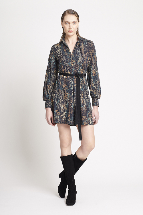 vestido jersey est bambu curto