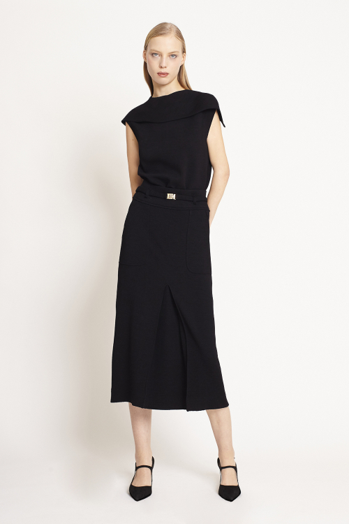 blusa bouclê ombro a ombro