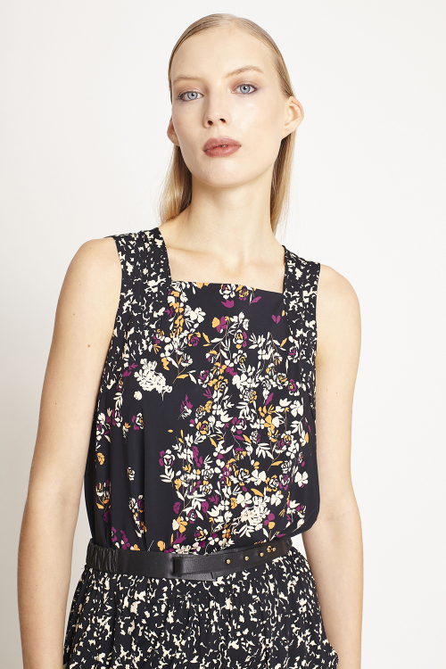 blusa jersey mix estampa