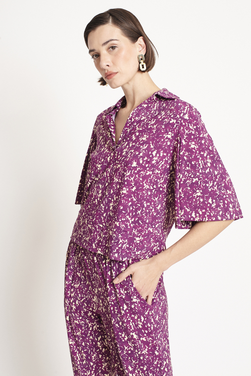 blusa jersey est camuflagem gola