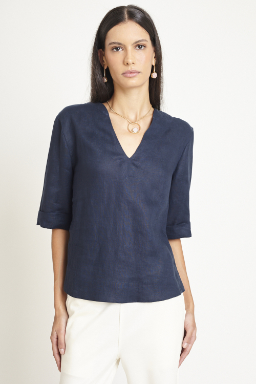 blusa de linho