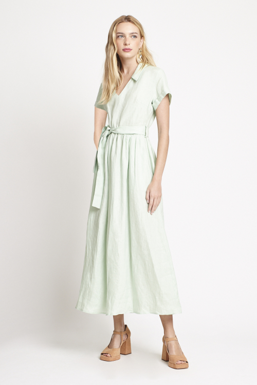 vestido linho