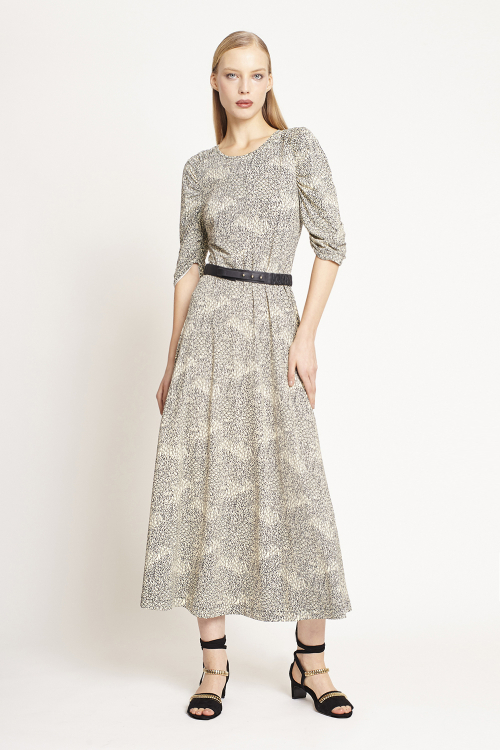 vestido jersey estampa gramado